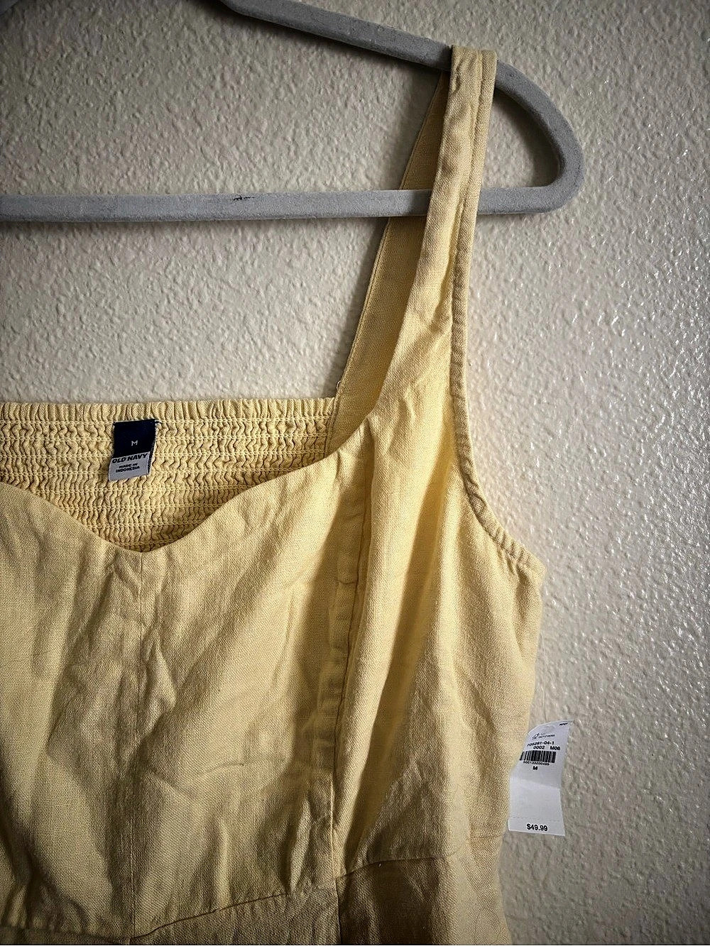 OLD NAVY NWT MEDIUM, YELLOW - Picture 4 of 4